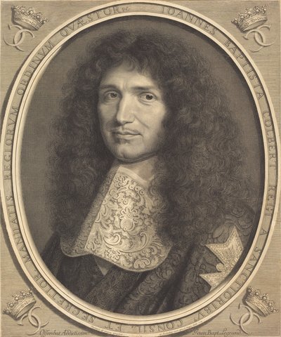 Jean-Baptiste Colbert door Robert Nanteuil