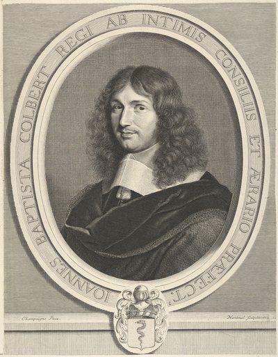 Jean-Baptiste Colbert, 1662 door Robert Nanteuil
