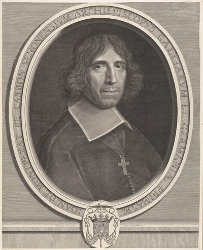 Jean de Montpezat de Carbon, ca. 1673 door Robert Nanteuil