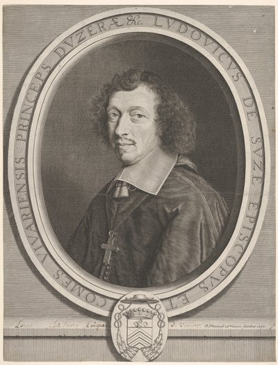 Louis-François de La Baume de Suze door Robert Nanteuil