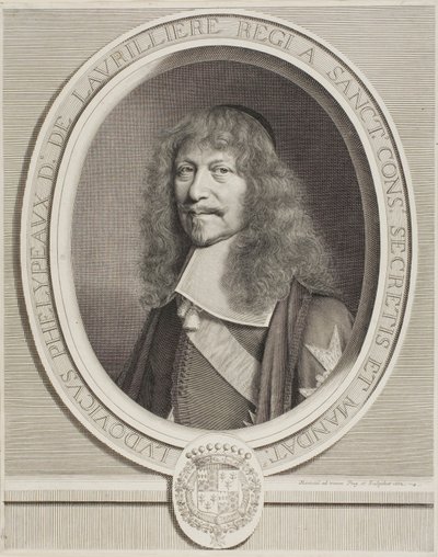Louis Phélypeaux de la Vrillière door Robert Nanteuil