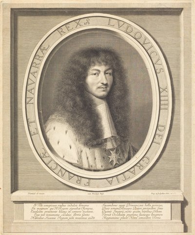 Lodewijk XIV door Robert Nanteuil