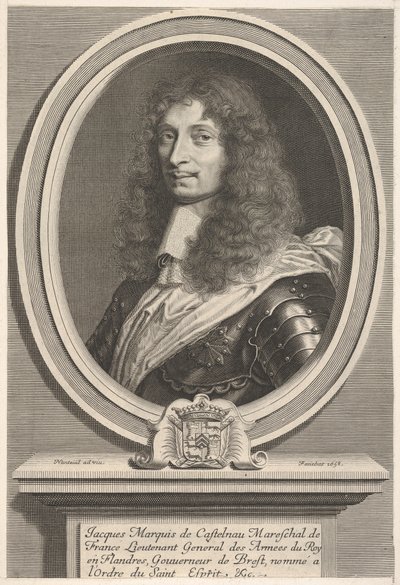 Maréchal de Castelnau, ca. 1658 door Robert Nanteuil