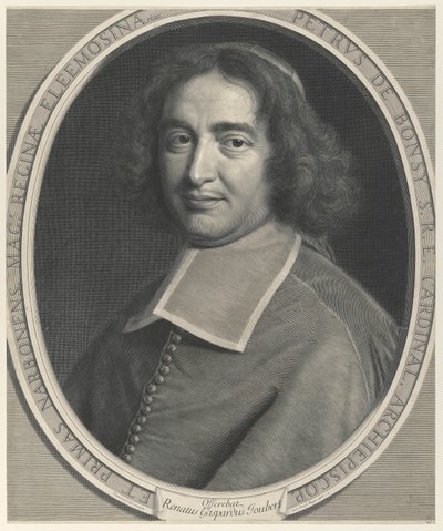 Pierre de Bonzi, Kardinaal, Aartsbisschop van Narbonne door Robert Nanteuil