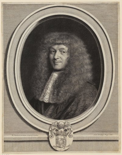 Portret van Honoré Courtin door Robert Nanteuil