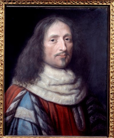 Portret van Guillaume de Lamoignon (1617-1677) Eerste President van het Parlement van Parijs door Robert Nanteuil