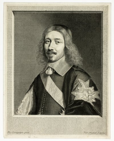 Portret van Michel Le Tellier, Minister van Staat door Robert Nanteuil