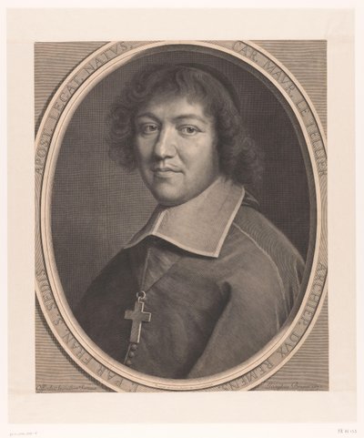 Portret van Charles-Maurice Le Tellier door Robert Nanteuil