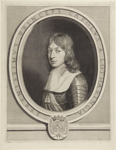 Prins Karel van Lotharingen - 1660 door Robert Nanteuil