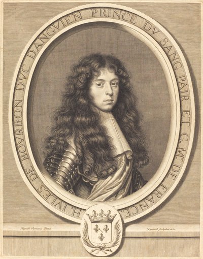 Jules, Hertog van Enghien door Robert Nanteuil after Pierre Mignard I