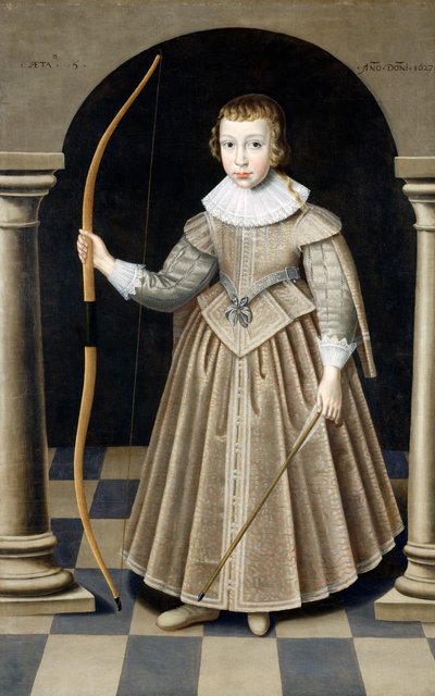 Een jongen van de Howard-familie, 1627 door Robert Peake