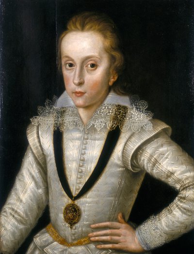Portret van Henry Frederick, Prins van Wales door Robert Peake I