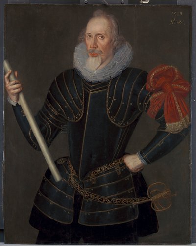 Portret van een man, mogelijk Thomas Howard, derde burggraaf Bindon (ca. 1539–1611) door Robert Peake the elder