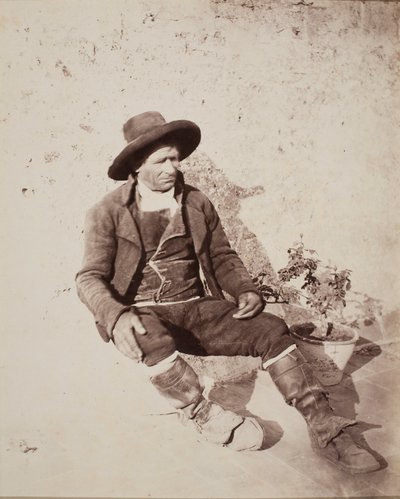 Oude man – Andalusische boer door Robert Peters Napper