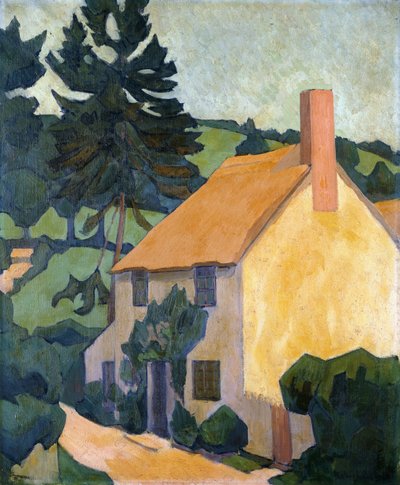 Devon Cottage, ca. 1920-24 door Robert Polhill Bevan