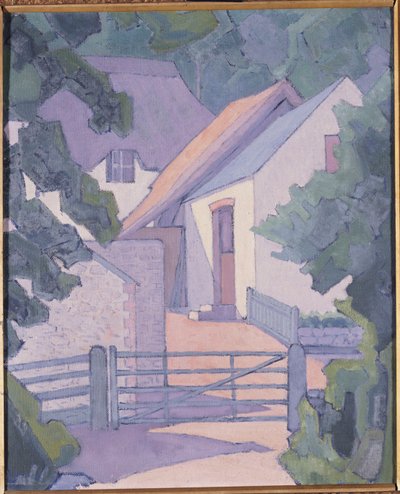 Ochtend, de South Downs, 1906 door Robert Polhill Bevan