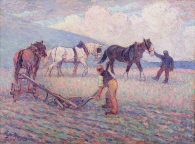De Turn-Rice Ploeg, c.1909 door Robert Polhill Bevan