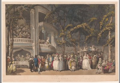 Vauxhall Gardens in Londen door Robert Pollard (I)