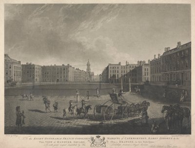 Dit uitzicht op Hanover Square door Robert Pollard