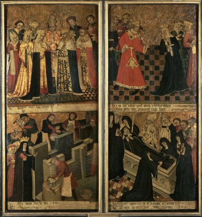 St. Etheldreda, de abdis van Ely door Robert Pygot