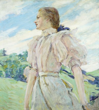 Een Winderige Dag, ca. 1898 door Robert Reid