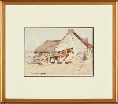 Paard en wagen door Robert Russell MacNee