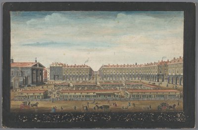 Gezicht op Covent Garden Market te Londen door Robert Sayer