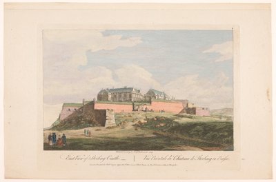 Gezicht op Stirling Castle door Robert Sayer