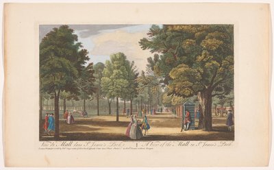 Gezicht op The Mall in het Saint James