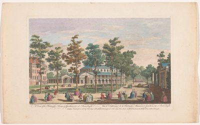 Gezicht op de Rotunda in Ranelagh Gardens te Londen door Robert Sayer