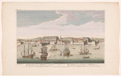 Gezicht op de stad Bombay door Robert Sayer
