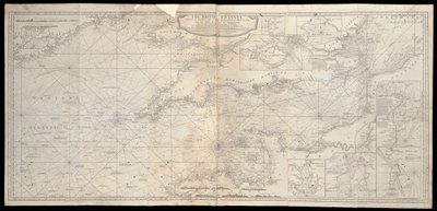 Het Britse Kanaal met een deel van de Atlantische Oceaan en de kust van Ierland door Robert Sayer