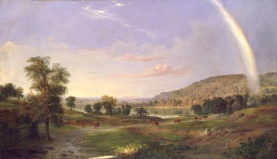 Landschap met Regenboog door Robert Seldon Duncanson