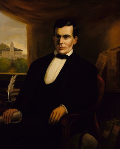 Portret van Freeman Cary door Robert Seldon Duncanson