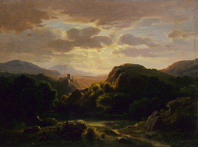 Herinneringen aan een Scene bij Auerbach, ca. 1856 door Robert Seldon Duncanson