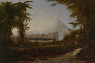 De tuin van Eden door Robert Seldon Duncanson