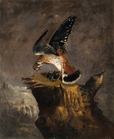 Gier en Zijn Prooi, 1844 door Robert Seldon Duncanson