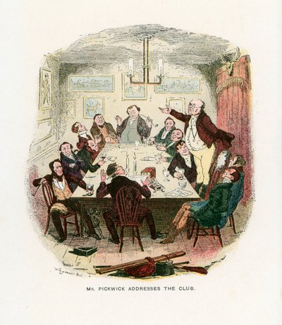 Illustratie voor de Pickwick Papers door Robert Seymour