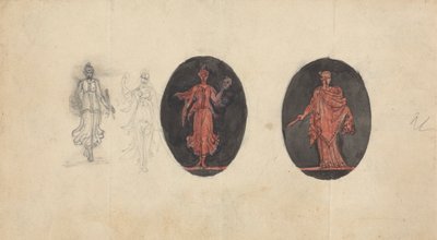 Allegorische Ontwerpen voor Medailles door Robert Smirke