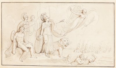 Een allegorie van de zeemacht van Groot-Brittannië door Robert Smirke