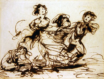 Spelende kinderen door Robert Smirke