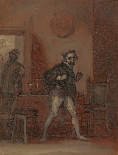 Ford in Woede na het Zien van Falstaff door Robert Smirke