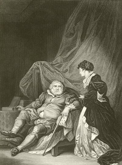 Hendrik VIII en Catherine Parr door Robert Smirke