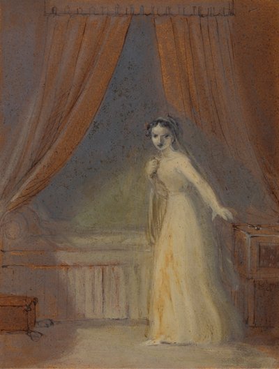 Juliet Staat Op het Punt haar Slaappil te Nemen door Robert Smirke