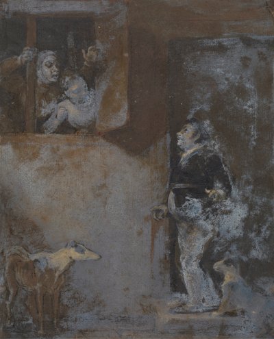 Launce met zijn Hond Crab door Robert Smirke