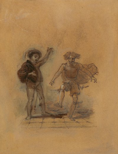 Malvolio Dansend door Robert Smirke