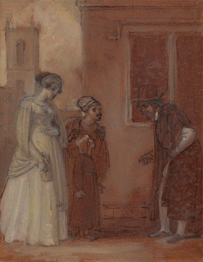 Meester William Page en Sir Hugh Evans door Robert Smirke