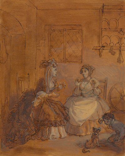 [Een van] Illustraties bij Shakespeare door Robert Smirke