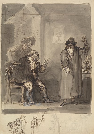 [Een van] Illustraties bij Shakespeare door Robert Smirke