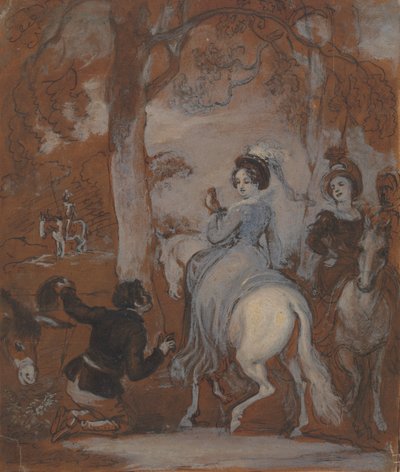 [Een van] Illustraties bij Shakespeare door Robert Smirke